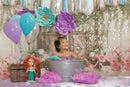 Newborn Baby Flower Photography Backdrops Floral Photographic Studio Photo Background Birthday Decorations Prop