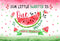 Watermelon Themed Girl First Birthday Photo Studio Background Pink Princess 1st One in a Melon Birthday Summer Fruit Party Decorations Banner Photography Backdrops for Dessert Table