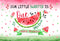 Newborn Baby Photography Background Summer Watermelon Painting Fruit Party Backdrop Decor Photocall Banner Backdrop Photo Studio