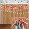 Arrière-plan de photographie rose saint-valentin, lumières néon en bois, décor de Portrait d'anniversaire et de mariage, arrière-plan pour Studio Photo 