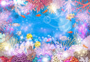 Photographie toile de fond fête d'anniversaire corail sous la mer bannière fond Photo Studio toile de fond Photocall Photo accessoire