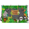 Photography Backdrop Jungle Safari Party Animals Forest Background Birthday Theme Party Decorations Backdrop Photo Studio Banner