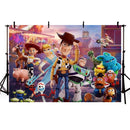 Photography Backdrops Cartoon Toy Story Candy Customize Children Birthday Party Decor Photo Background Photo Studio Banner