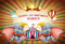 Bébé 1st anniversaire photographie décors personnalisé Dumbo éléphant cirque tente joyeux anniversaire bébé enfant Photo Studio toile de fond 