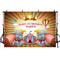 Photography Backdrops Custom Dumbo Elephant Circus Tent Happy Birthday Baby Child Photo Studio Backdrop Photocall