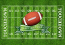 Arrière-plan de photographie de Football américain, décoration de fête d'anniversaire pour garçon, Rugby, terrain de Football, arrière-plan pour Studio Photo