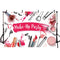 Photography Background Beauty Make-up Party BackdropsTeen Girls Make-up Shower Lipstick Backdrop Photo Booth Studio Photo Prop