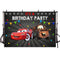 Photography Background Boys Birthday Party Red Cartoon Movie Characters Cars Decor Backdrop for Photo Studio Backdrop Photo Prop