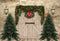 Photography Background Vintage Brick Wall Rustic Christmas Wood Door Kids Family Holiday portrait Backdrop Photo Studio