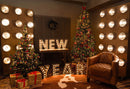 Fondo de fotografía Navidad habitación Interior luces brillantes regalo chico familia retrato decoración telón de fondo foto estudio Prop