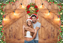 Wood Floor Photography Backdrops Christmas Background Backdrops Wooden For Wedding Props Xmas Vinyl photo Backdrop Flowers