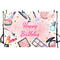Arrière-plan de photographie pour filles, maquillage Glamour rose Spa reine de beauté, décor de fête d'anniversaire, arrière-plan de Studio Photo 