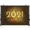 Photography Background Happy New Year 2021 Firework Champagne Clock Party City Night Decor Backdrop Photo Studio Props