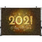 Photography Background Happy New Year 2021 Firework Champagne Clock Party City Night Decor Backdrop Photo Studio Props