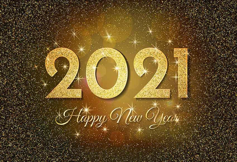 Arrière-plan de photographie de bonne année 2021, feu d'artifice, horloge à Champagne, décor de fête, nuit de ville, accessoires de Studio Photo