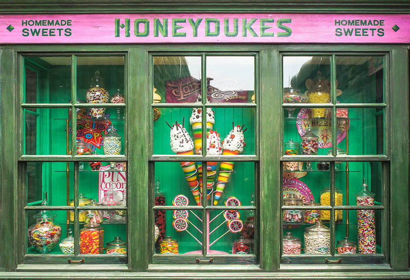 Fondo de fotografía caramelo de miel dulces caseros escaparate tienda decoración de fiesta de cumpleaños telón de fondo accesorios de estudio fotográfico 