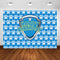 Customize Name Paw Patrol Photography Background Kids Boy Baby Birthday Banner Backdrop Patrol Dog Party Blue Paw Children Photo Background