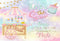 Fondo de fotografía pequeña princesa bebé helado pastel decoración fiesta de cumpleaños sesión fotográfica telón de fondo foto estudio Banner