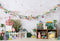 Photographie arrière-plan printemps lapin oeufs planche de bois ferme bébé enfant fête décoration Photophone Photo décors