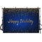 Photography Background Royal Blue Golden Glitter Dots Kids Men Happy Birthday Decorations Banner Backdrop Photo Studio