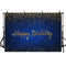 Arrière-plan de photographie bleu Royal, points de paillettes dorés, décorations de joyeux anniversaire pour enfants et hommes, bannière d'arrière-plan pour Studio Photo 