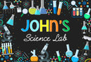 Fondo de fotografía ciencia experimentos químicos diversión escolar tema científico fiesta de cumpleaños telón de fondo estudio fotográfico 