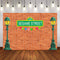 Photography Background Street Light Dark Red Bricks Wall Sesame Street Birthday Party Photo Studio Backdrop Photocall Photo Prop