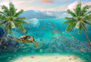 Photography Background Under The Sea Underwater World Turtle Coral Reef Kids Birthday Party Decor Backdrop Photo Studio