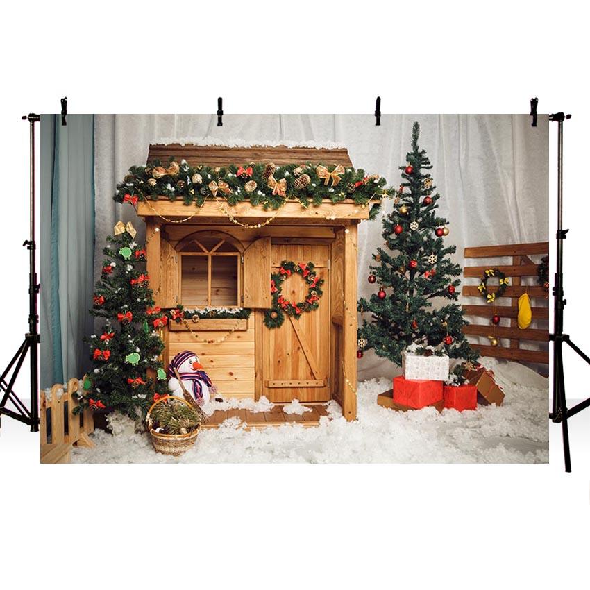 Snow Photography Backdrops Christmas Eve Background Backdrops Home Party Decoration Props Xmas Vinyl photo Backdrop For kids