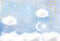 Arrière-plan de photographie nuage bleu blanc, fête d'anniversaire pour garçon, fête prénatale, scintillante, petite étoile, arrière-plan pour Studio Photo 