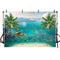 Photography Background Under The Sea Underwater World Turtle Coral Reef Kids Birthday Party Decor Backdrop Photo Studio