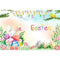 Photography Easter Eggs Backdrop Cute Rabbit Spring Easter Party Decoration Photo Background Photo Studio Newborn Birthday