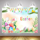 Photography Easter Eggs Backdrop Cute Rabbit Spring Easter Party Decoration Photo Background Photo Studio Newborn Birthday