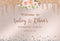 Photography Background Pink Flower Gold Glitter Diamond Custom Wedding Bride Engagement Party Backdrop Photo Studio Prop