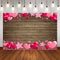 Wood Floor Photography Backdrops Flowers Wooden Background Backdrops Props Valentine's Day Vinyl photo Backdrop Lover