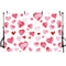 Pink heart Newborn Baby backdrop for photography Valentine background for photo studio portrait Red Heart Watercolor party decor