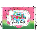 Fondo de estudio fotográfico para primer cumpleaños de niña con temática de sandía, piscina, natación, uno en un melón, cumpleaños, decoraciones de fiesta de frutas de verano, pancarta, fondos de fotografía para mesa de postre