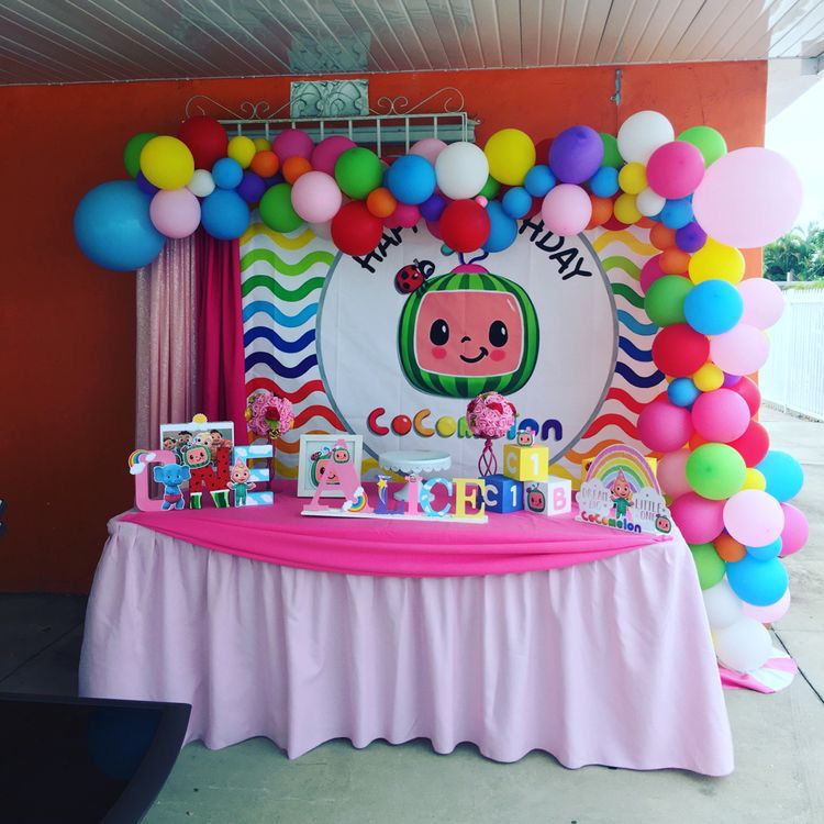 Cocomelon Family Party Decoration