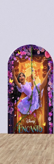 Encanto Photo Background Princess Cover Theme Arch Background Double Side Elastic Covers