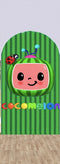 Cocomelon Photo Background Coco Melon Cover Theme Arch Background Double Side Elastic Covers
