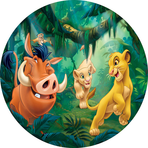 The Lion King Round Backdrops Chiara Birthday Party Circle Background Covers