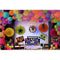 Retro Disco Party Cake Table Backdrop 80S 90S Birthday Cake Smash Photo Background Balloon Wall Vintage Radio Portrait Photocall