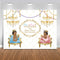 Nom personnalisé Royal Gender Reveal Baby Shower Toile de fond Prince ou Princesse Fond Garçon ou Fille Baby Shower Gender Reveal Party Decor