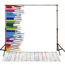 school backdrops kids photography backgrounds books 5x7 vinyl photo backdrops for teens clouds sky photo booth props large school party backdrops for photography