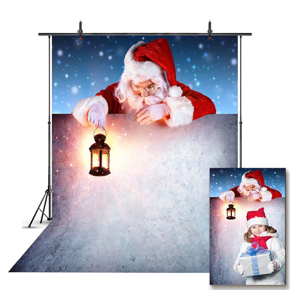 Snow Wall Photo Backdrop Christmas Santa Photography Background Merry Xmas Photo Booth Props Child Party Backdrops Night