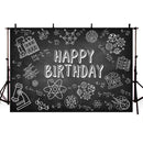 Science Theme Party Backdrop The Scientist Laboratory Blackboard Photo Background Happy Birthday Decoration