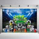 Arrière-plan de photographie de Football All Star Boy, 1er anniversaire, gâteau Smash, accessoires Photo, décor de stand de Studio, Football