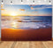 Arrière-plan de photographie de plage au coucher du soleil, nuages ​​roses, accessoires de plage dorés, arrière-plan de stand de Studio, séance Photo de gâteau Smash