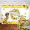 Fondo de fiesta de bienvenida de bebé de abeja dulce, decoración de fiesta de girasol, abejorro de miel, Baby Shower, un pequeño niño, fotografía de fondo