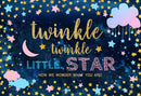 Twinkle Twinkle Little Stars telón de fondo fotografía Baby Shower Cake Ideas nube cómo nos preguntamos qué eres fondo estudio fotográfico Luna